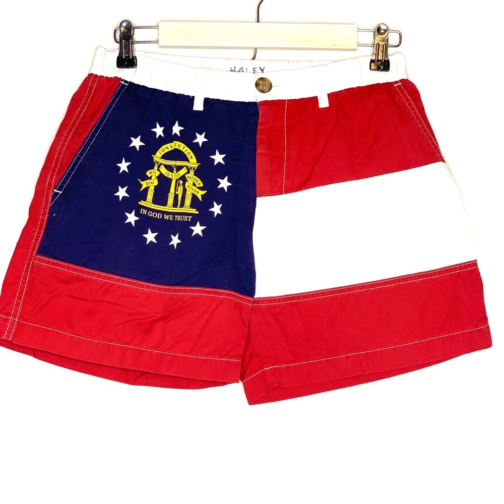 Chubbies Patriotic Shorts‎ Red White Blue Small